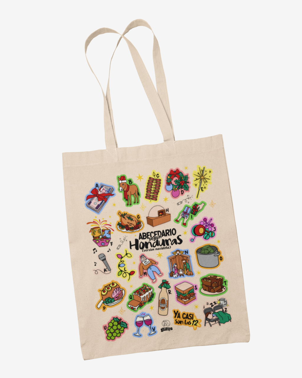 ABC Navideño Totebag