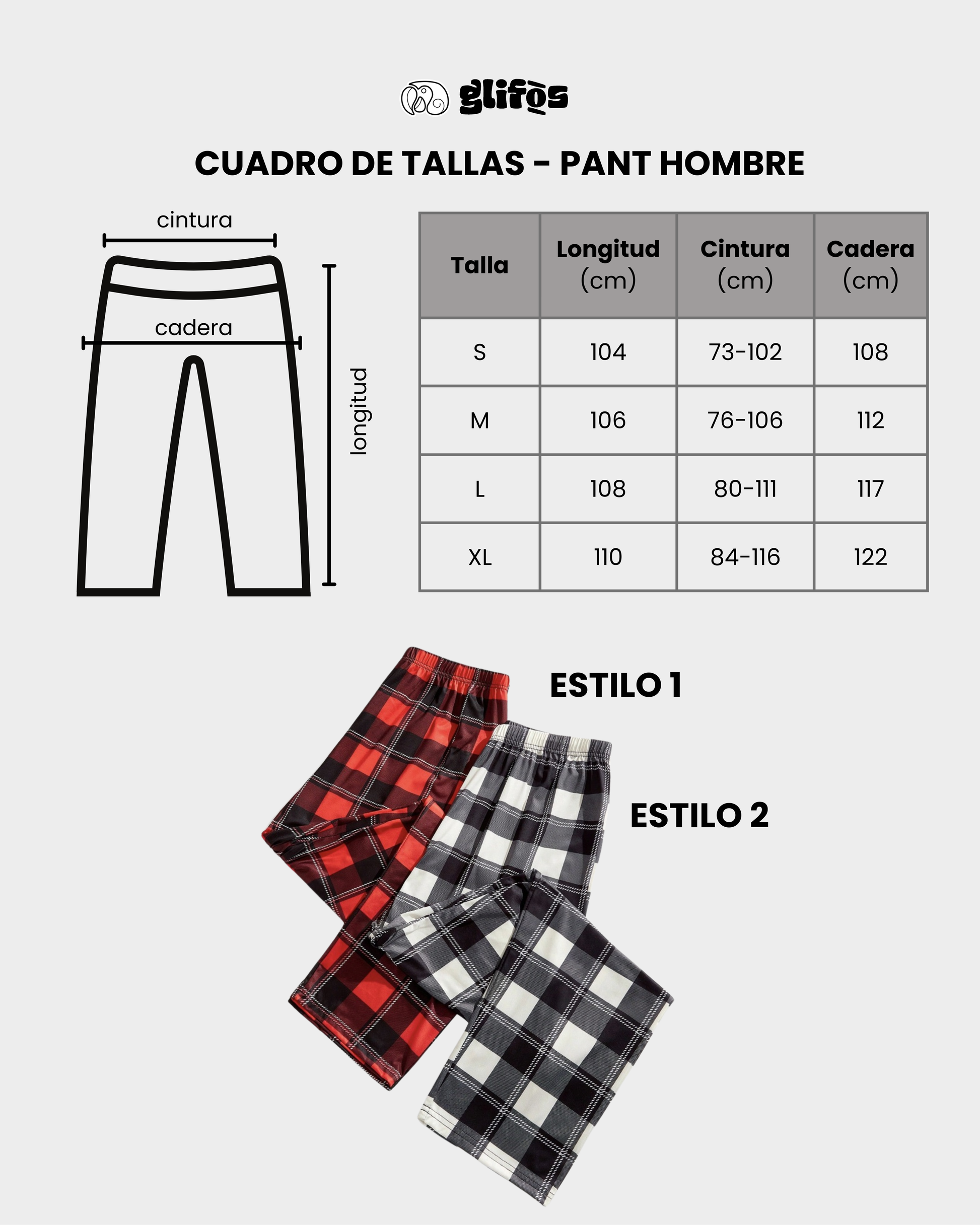 Año Viejo Pijama - Hombre