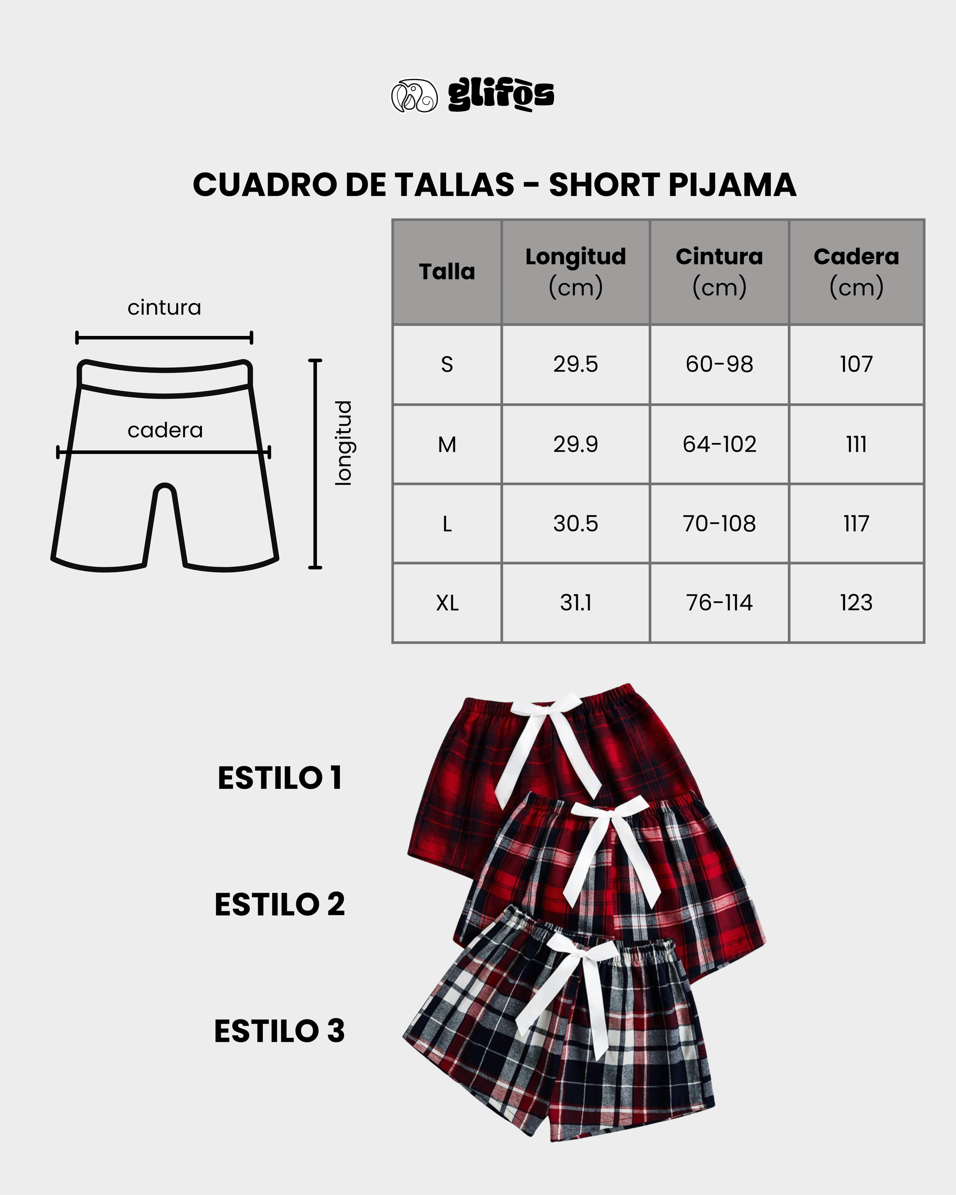 Año Viejo Pijama Short - Mujer