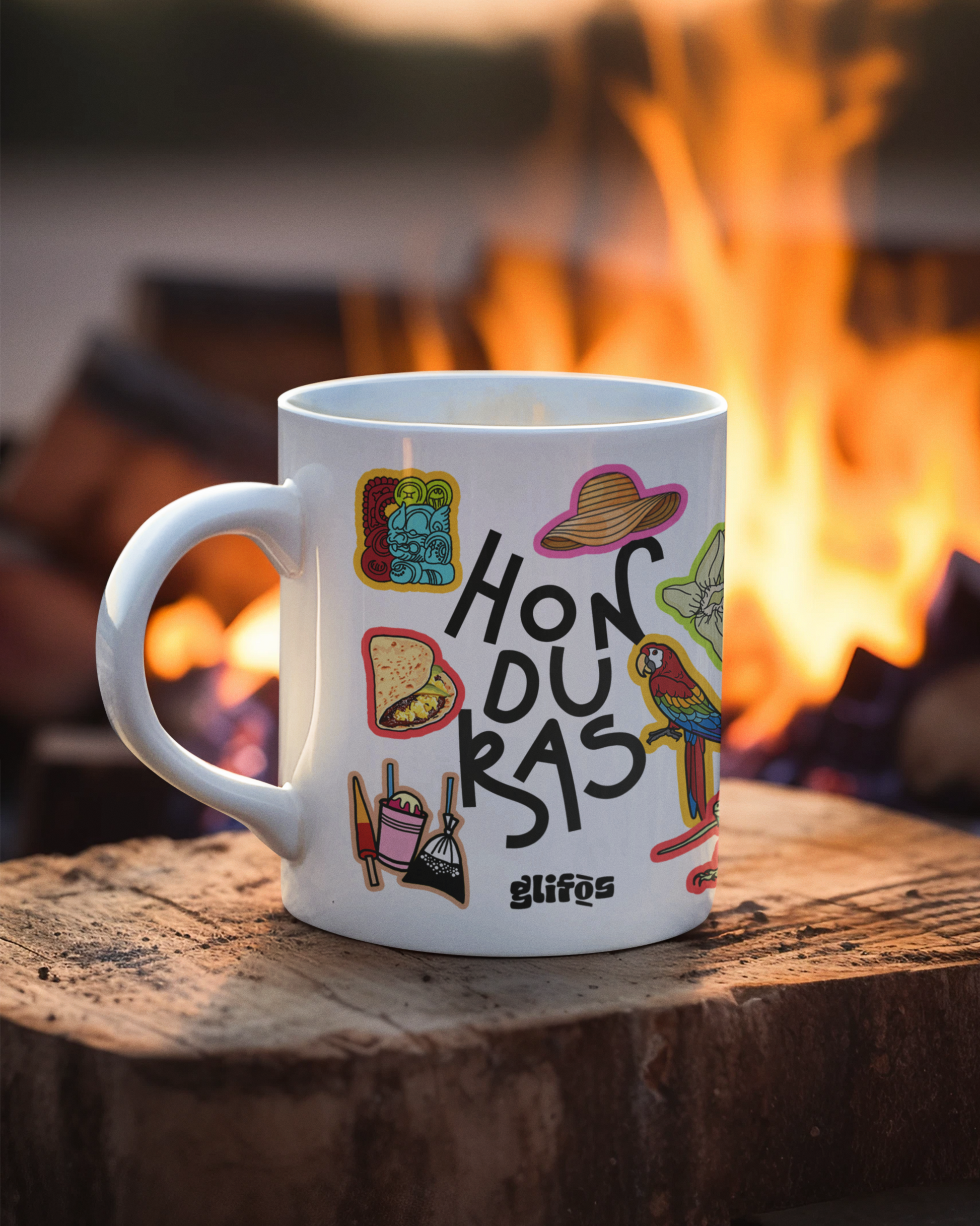 Taza ceramica Honduras
