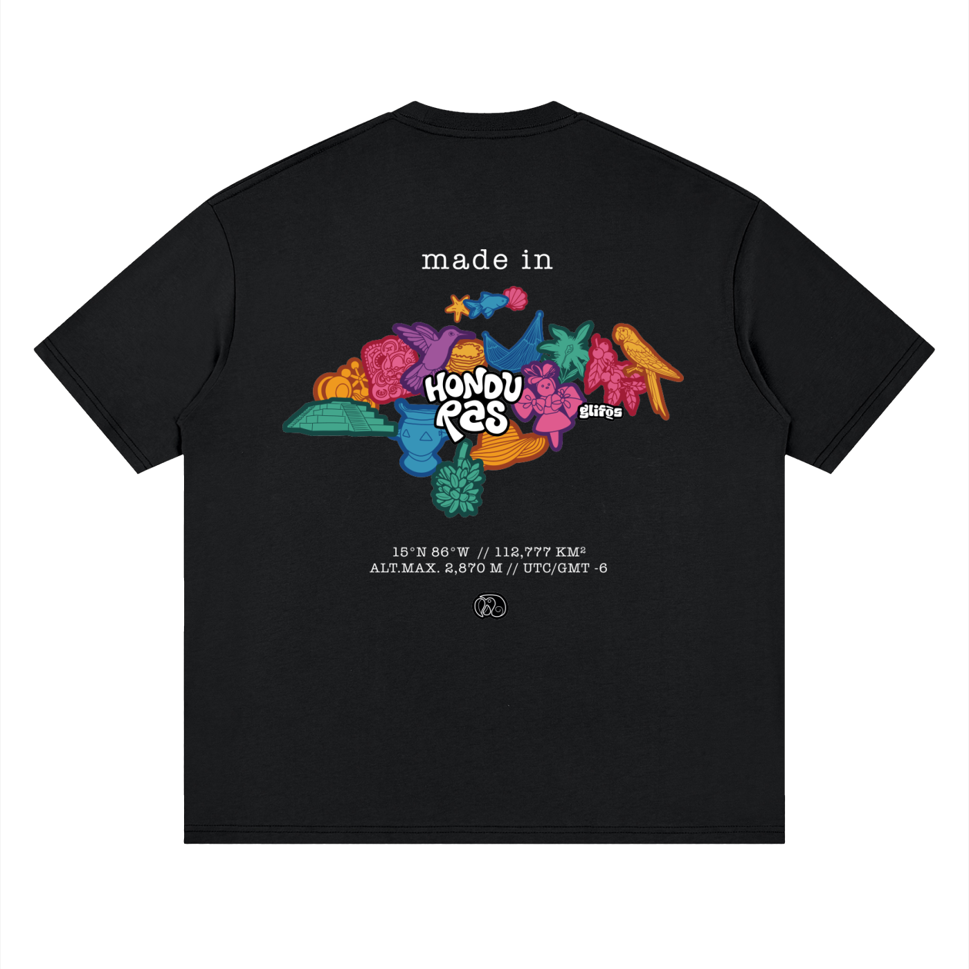 Honduras Map T-Shirt